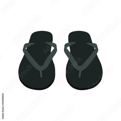 Flip flops isolated on a white background