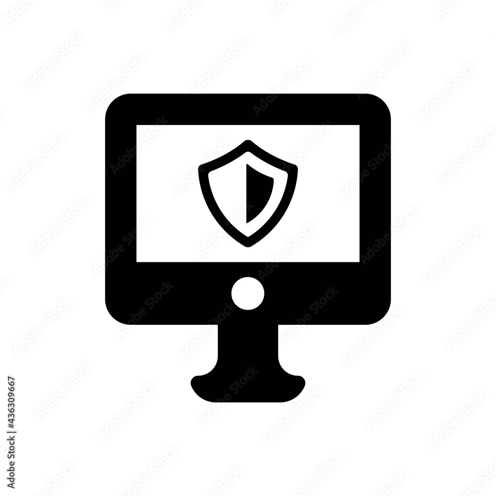 Computer security icon Computer security icon