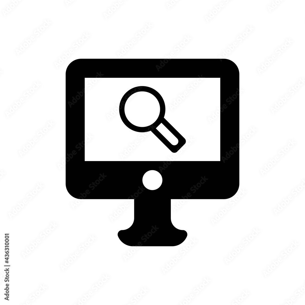 Computer find icon Computer find icon