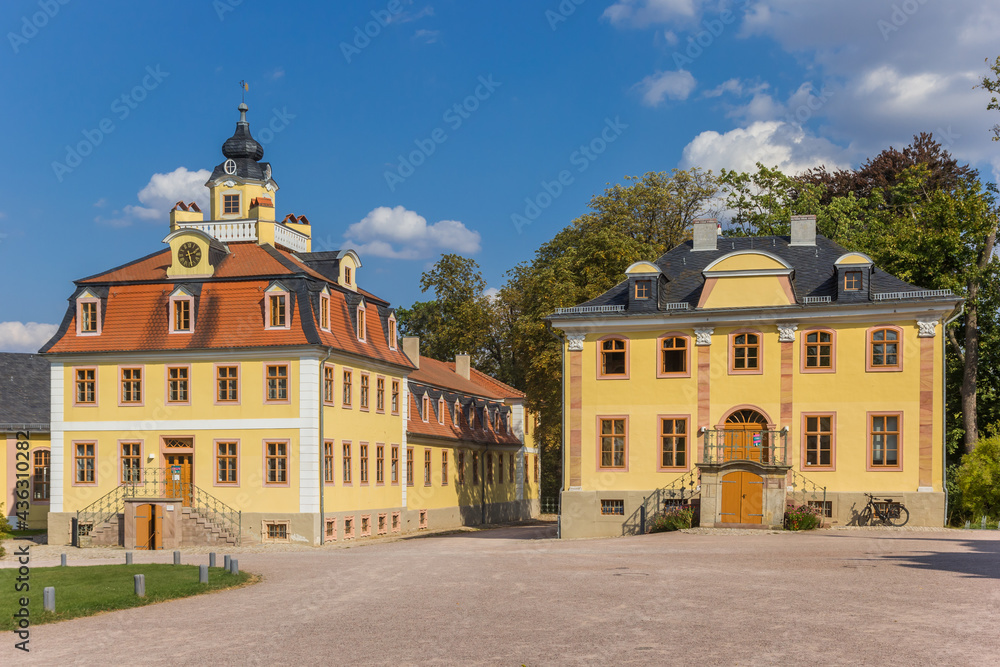 Historic buildings of the Belvedere castle in Weimar, Germany