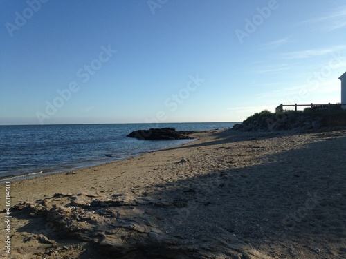 beach in the morning