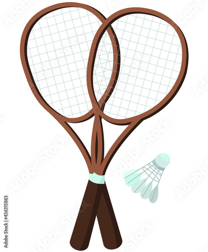 tennis racket and ball