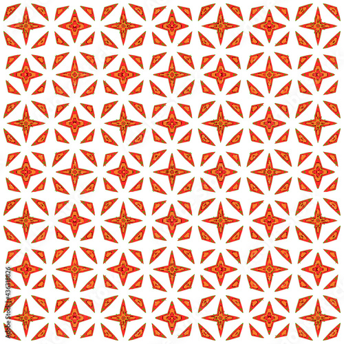 seamless geometric pattern yellow and red colors