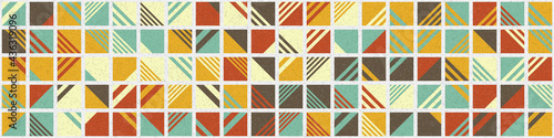 Abstract Geometric Pattern generative computational art illustration