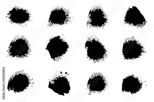 Selected collection of abstract brushes vector for your design