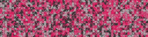 Abstract Geometric Pattern generative computational art illustration