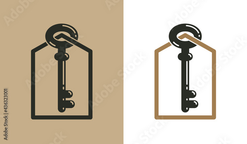 Real estate vector logo, re...