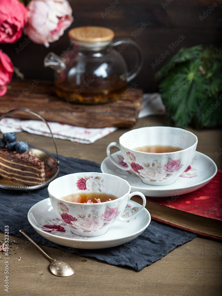 cup of tea and cookies cup of tea and cookies