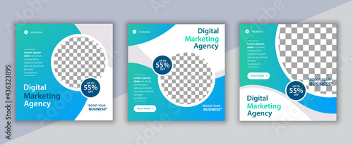 digital marketing social media post, business marketing flyer design