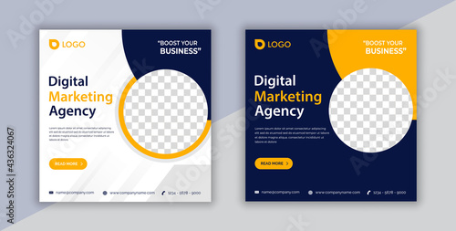 digital marketing social media post, business marketing flyer design