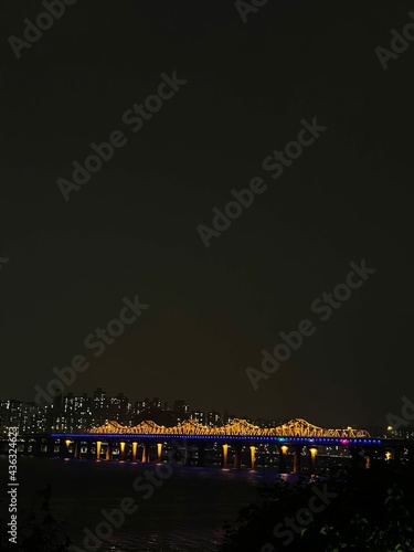 night view of the city