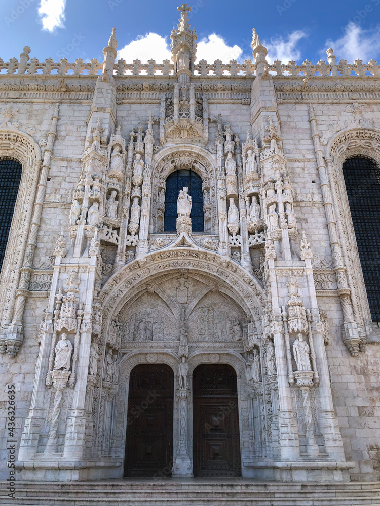 Detail of the South Doorway oft Jeronimos Monastery