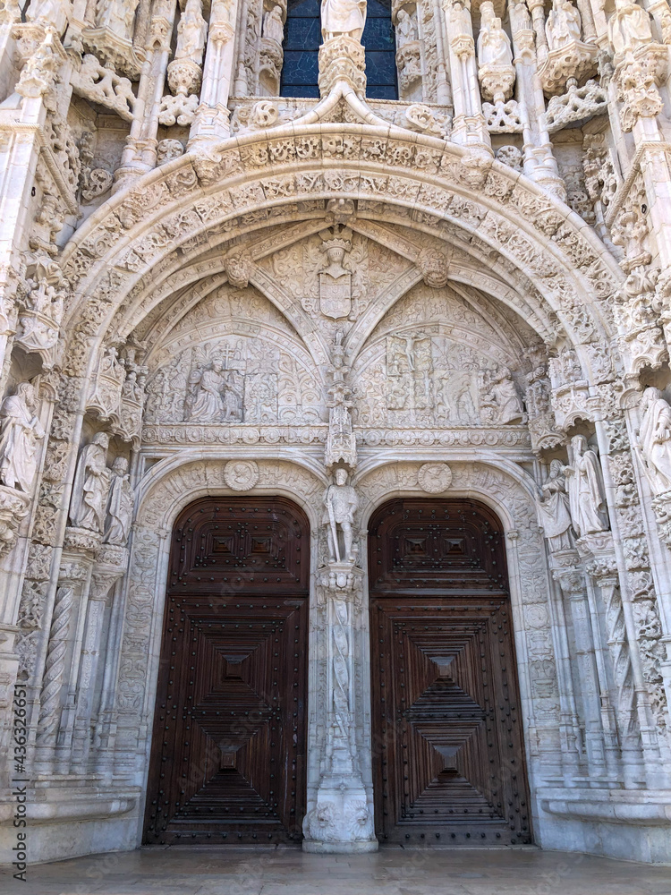 Detail of the South Doorway oft Jeronimos Monastery