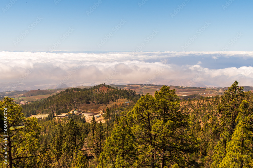 Mar de nubes en el Parque Nacional del Teide