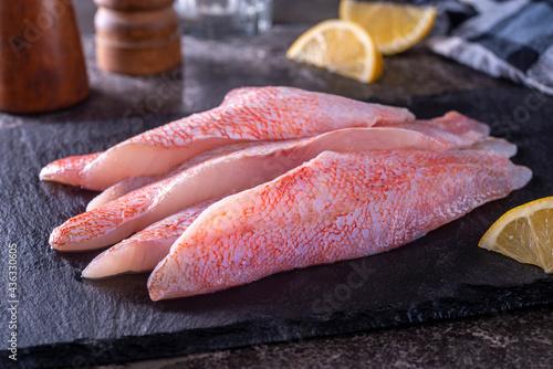 фотографія Fresh Ocean Perch Fillets