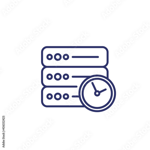 server response time line icon