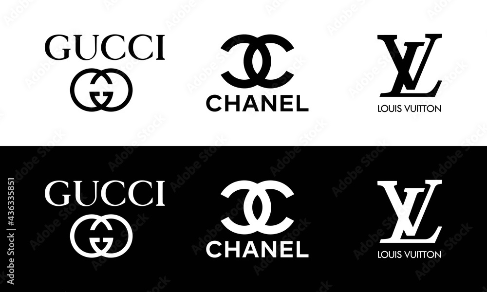 Vinnytsia, Ukraine - May 30, 2021: Gucci, Chanel, Hermes, Dior, Louis  Vuitton icon. Set of most popular logos of brands. Editorial vector  isolated on Stock Vector Image & Art - Alamy
