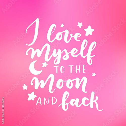Women's rights quote, phrase. Vector lettering about feminism, woman rights, motivational slogan. Women support and empower, care of yourself, self-care poster.