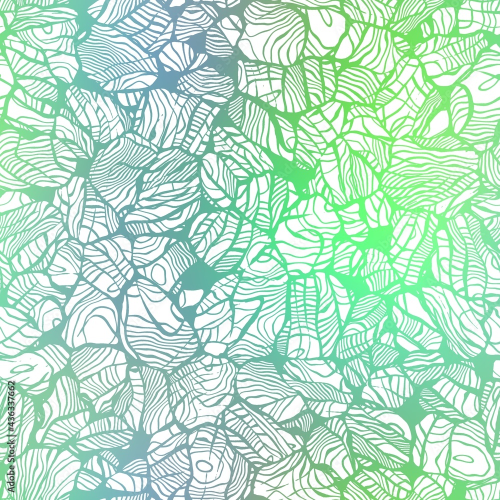 Fototapeta Seamless abstract organic shape pattern for print. High quality illustration. Small broken pieces or shards arranged neatly into an attractive trendy texture. Seamless repeat raster jpg swatch.