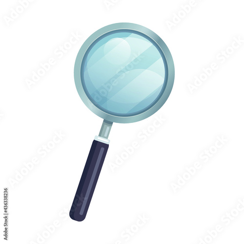 Magnifying glass magnifier glass graphic ector illustration.