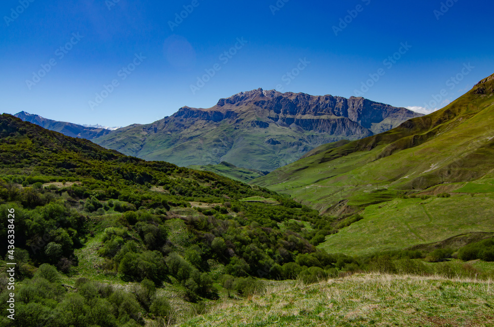 Panorama of a beautiful mountain landscape Panorama of a beautiful mountain landscape