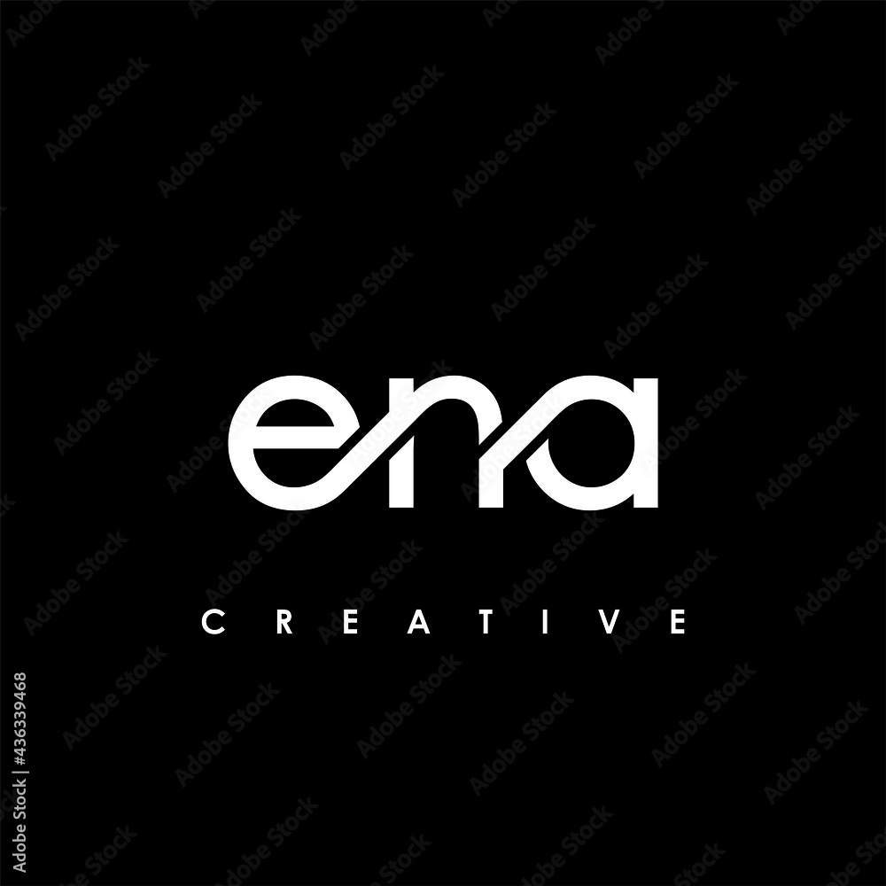 ENA Letter Initial Logo Design Template Vector Illustration ENA Letter Initial Logo Design Template Vector Illustration