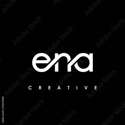 Wallpaper Mural ENA Letter Initial Logo Design Template Vector Illustration Torontodigital.ca