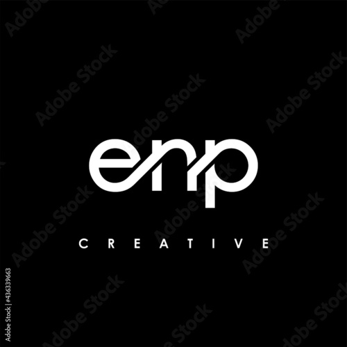 ENP Letter Initial Logo Design Template Vector Illustration