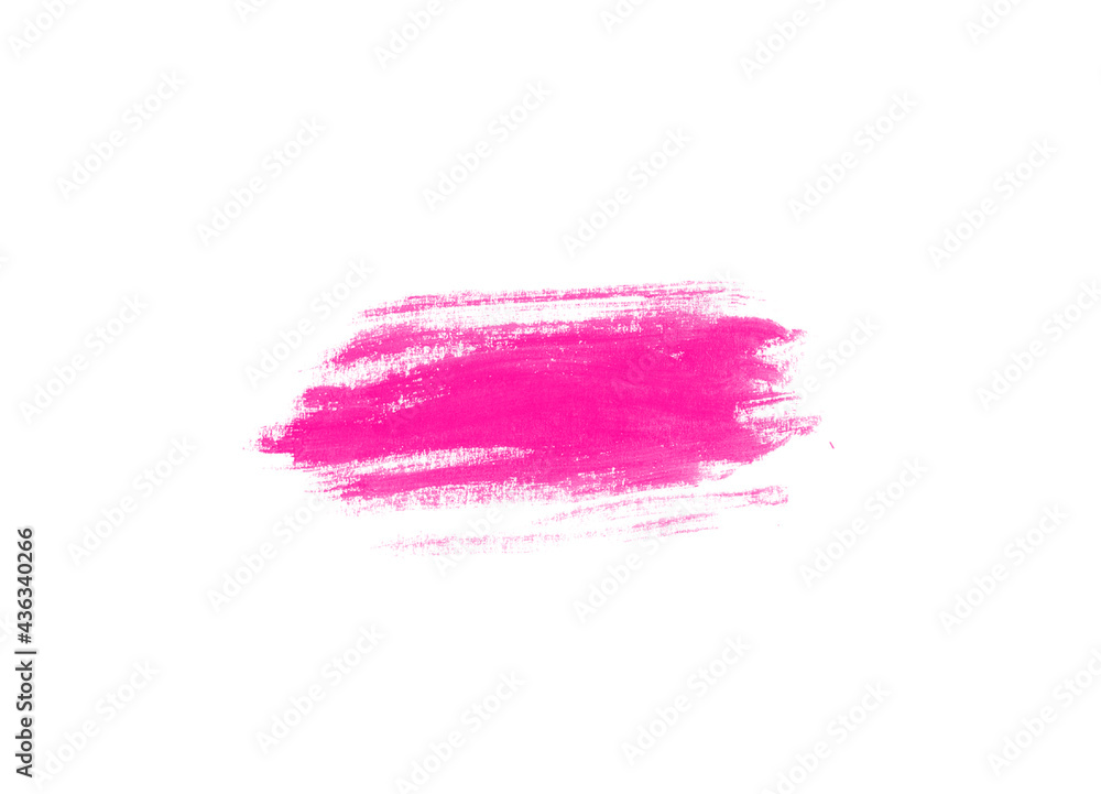 Beautiful isolated pink paint brush for painting Beautiful isolated pink paint brush for painting