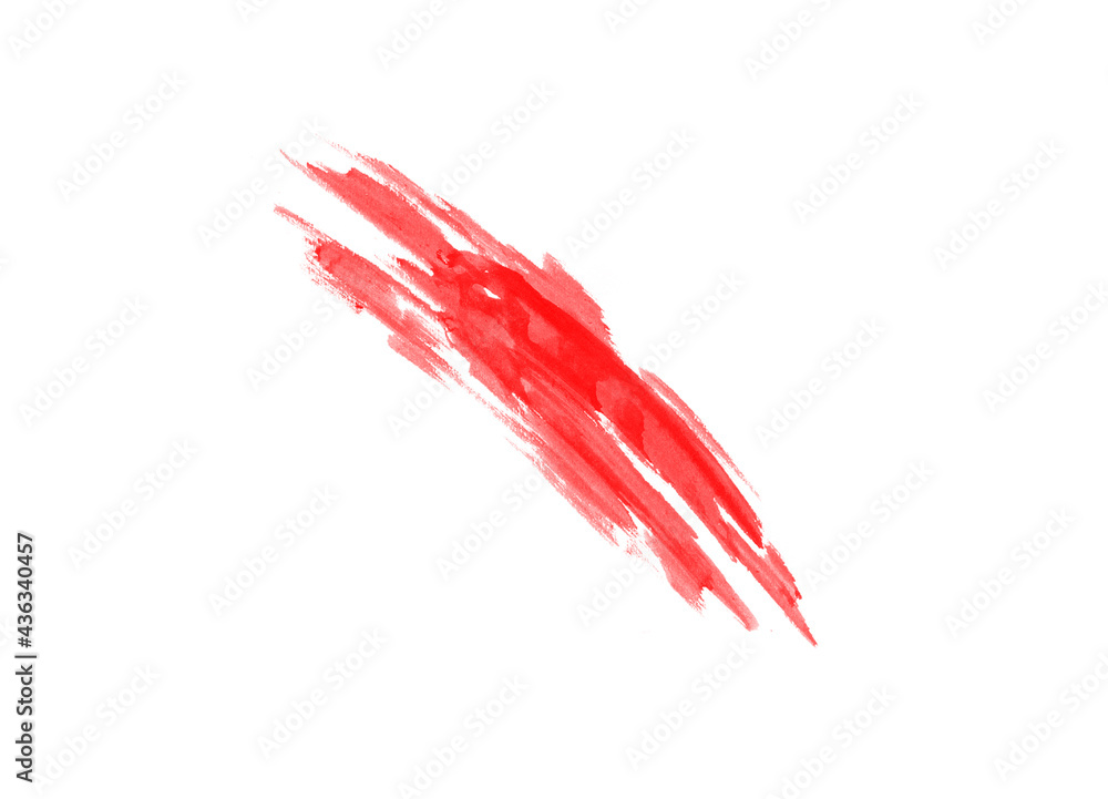 Red stroke brushes for painting Red stroke brushes for painting