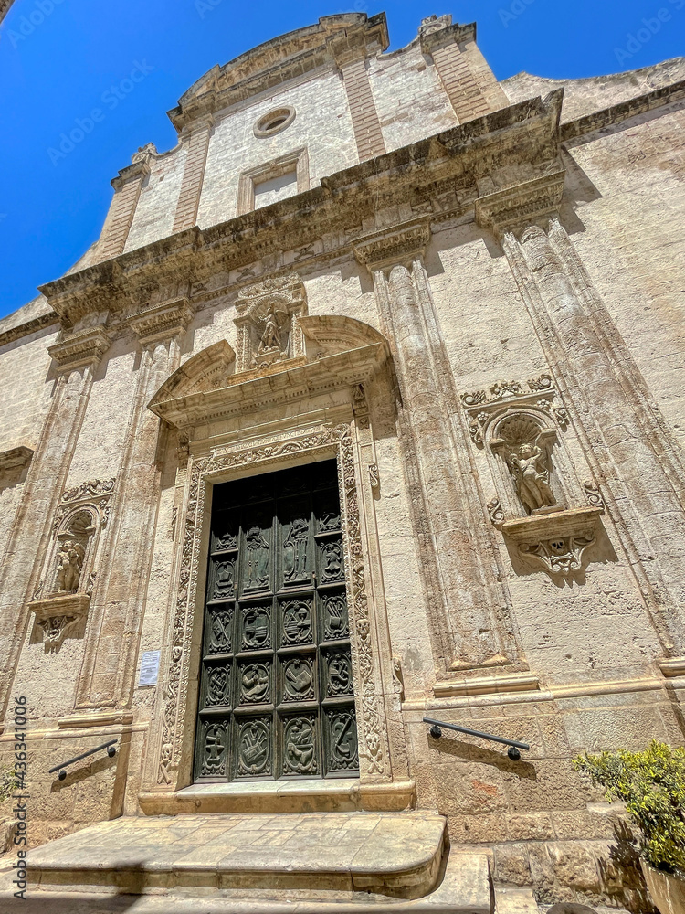Church of St. Maria del Suffragio in the old town of Monopoli, Puglia, Italy