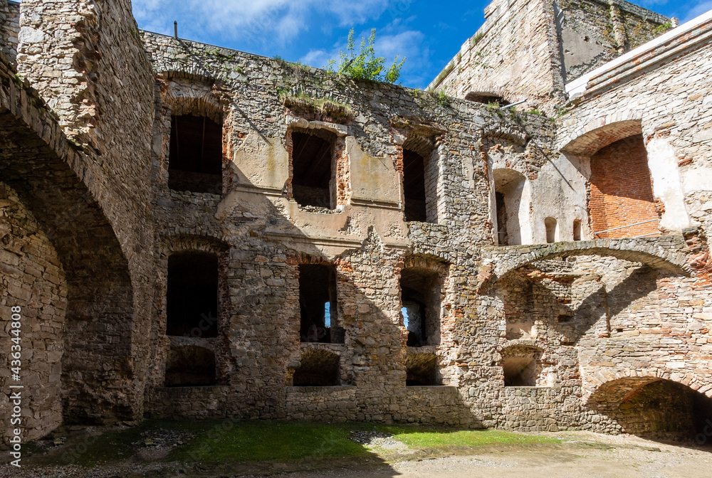 Ruins of a 17th century castle, Ujazd, Poland