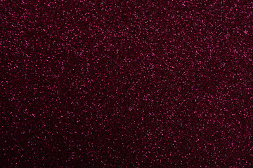 Beautiful shiny burgundy glitter as background, closeup