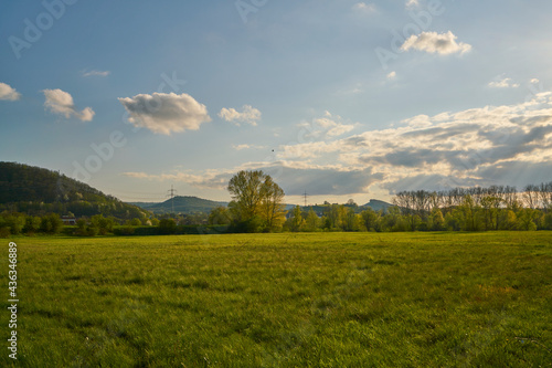 Naturschutzgebiet Altmain und Sandmagerrasen bei Limbach  Landkreis Hassberge  Unterfranken  Franken  Bayern  Deutschland