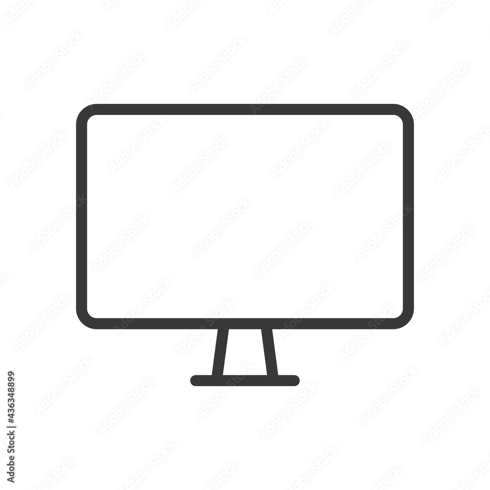 Monitor icon. Computer symbol modern, simple, vector, icon for website design, mobile app, ui. Vector Illustration Monitor icon. Computer symbol modern, simple, vector, icon for website design, mobile app, ui. Vector Illustration