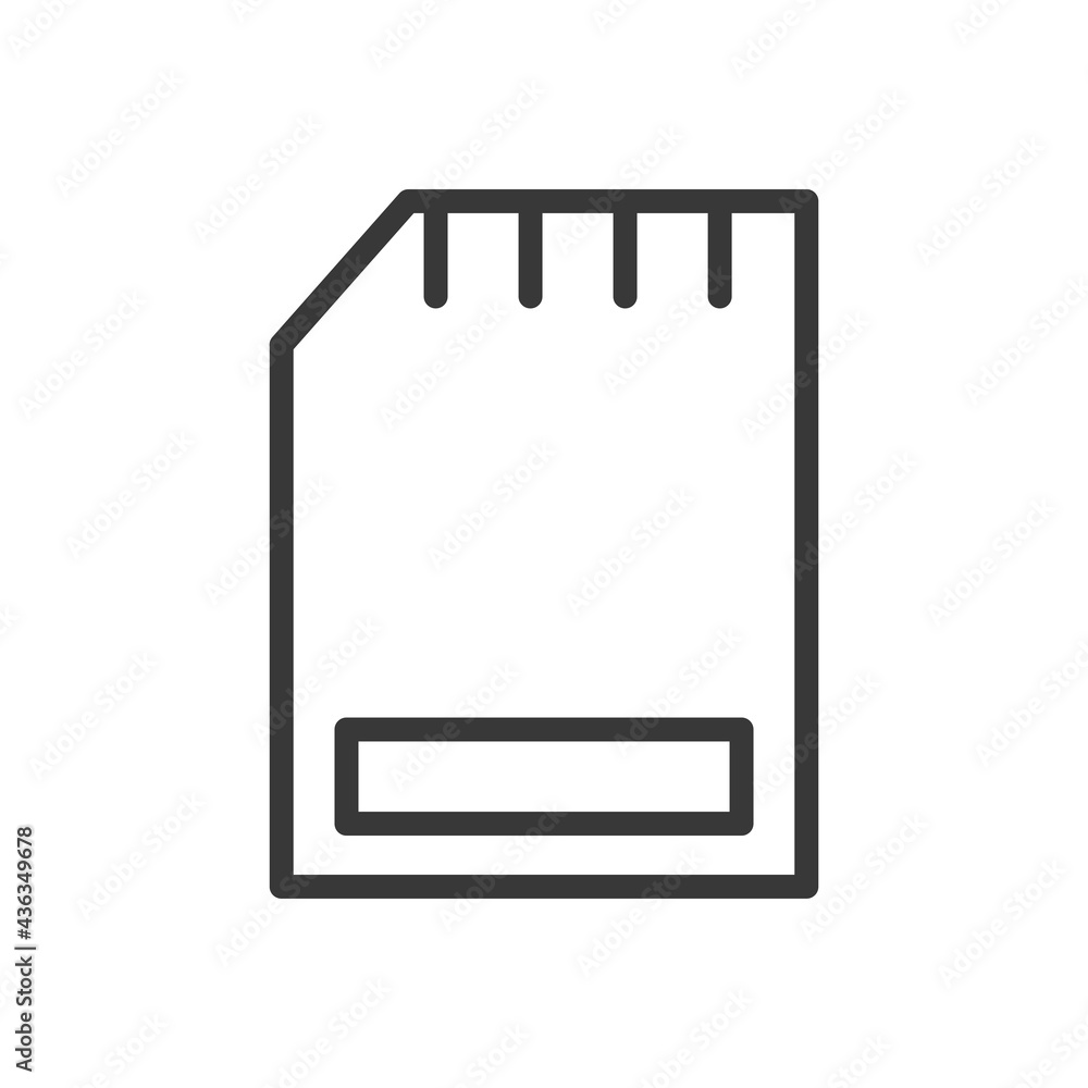 SD card icon. Memory card symbol modern, simple, vector, icon for website design, mobile app, ui. Vector Illustration SD card icon. Memory card symbol modern, simple, vector, icon for website design, mobile app, ui. Vector Illustration