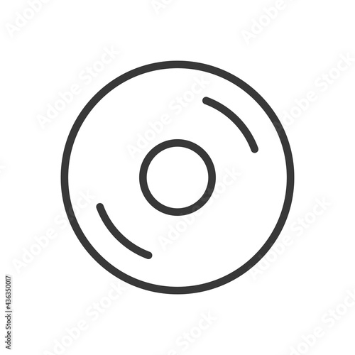 CD DVD icon. Disk symbol modern  simple  vector  icon for website design  mobile app  ui. Vector Illustration
