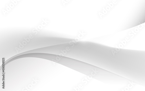 Abstract white and gray wave background. Futuristic technology digital hi-tech concept. Vector illustration