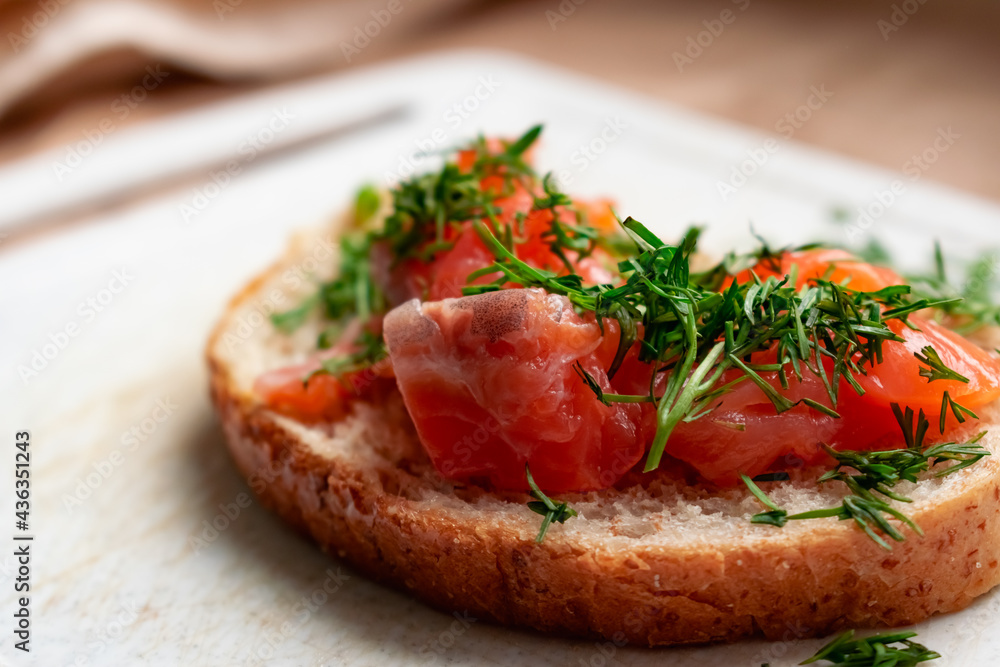 bruschetta with tomato