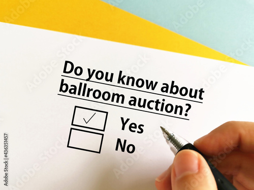 Questionnaire about auction