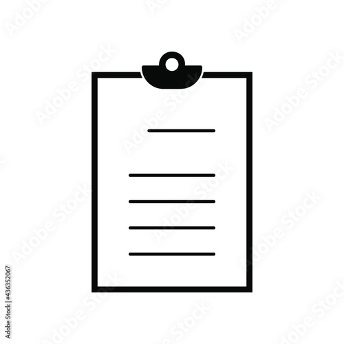 Clipboard Vector Icons. Contains such Icons as Contact, Checklist, Petition and more. on blank background. eps10