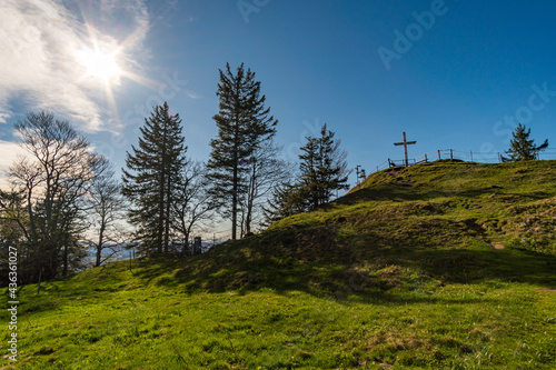 Mountain tour along the Alpenfreiheit premium trail near Oberstaufen photo