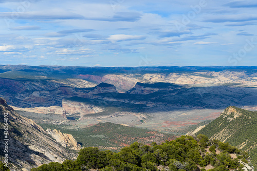 The Scenic Beauty of Colorado. Beautiful Dramatic Landscapes in Dinosaur National Monument, Colorado © Gary