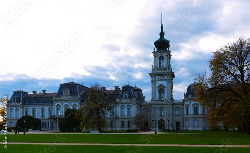 Festetics Palace is historical landmark of Keszthely in Hungary outdoors.