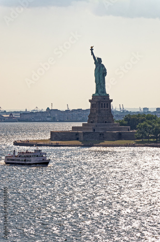 Liberty Island and the Statue of Liberty - New York © adfoto