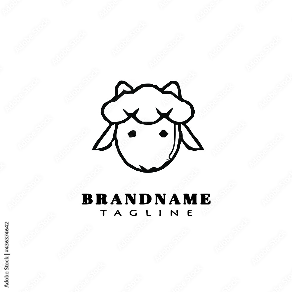 sheep logo icon design template vector illustration sheep logo icon design template vector illustration