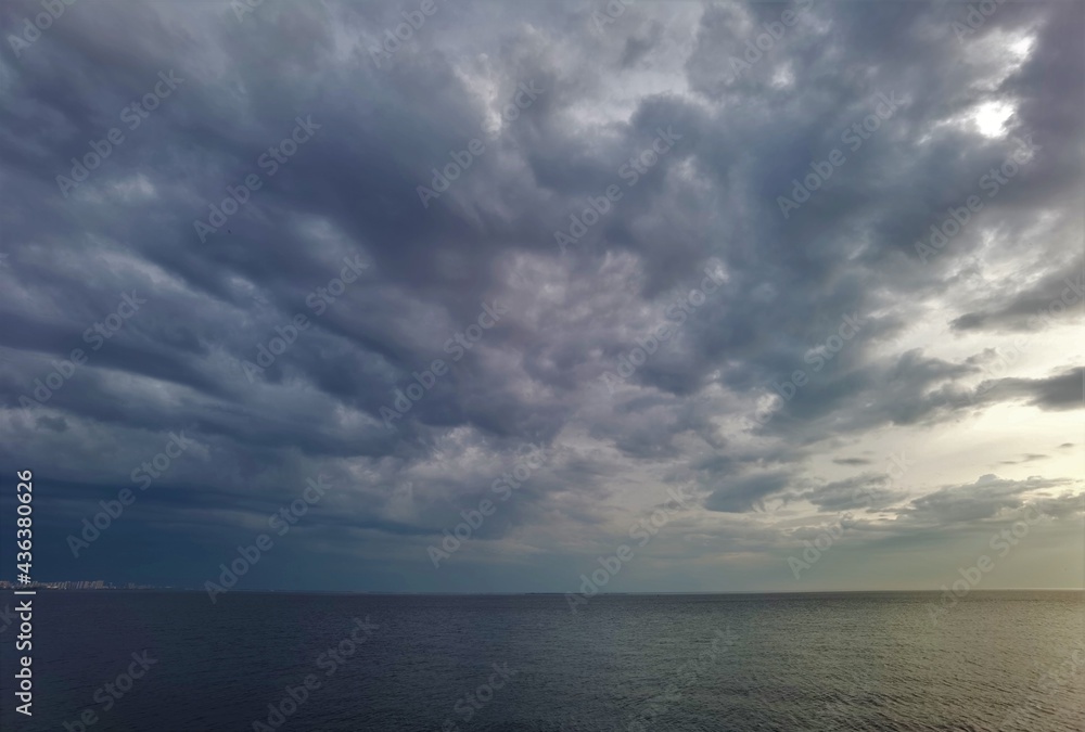 Clouds over the Gulf of Finland