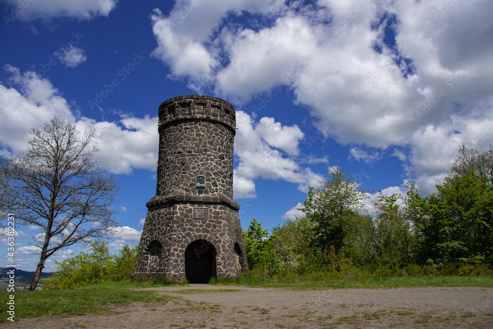 The Dronketurm near Daun on a sunny spring day The Dronketurm near Daun on a sunny spring day