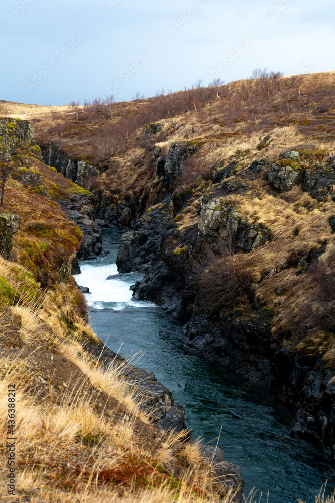 Iceland - a divergent plate boundary in the middle of the Atlantic Ocean is where the North American and Eurasian Plates meet. In the country of Iceland, this is known as Reykjanes Ridge. Iceland - a divergent plate boundary in the middle of the Atlantic Ocean is where the North American and Eurasian Plates meet. In the country of Iceland, this is known as Reykjanes Ridge.
