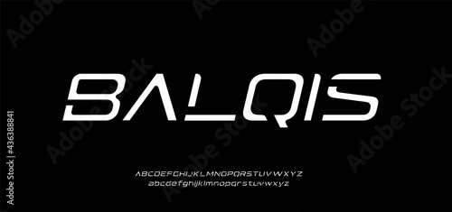 Sport Modern Alphabet Font. Typography urban style fonts for technology, digital, music, movie logo design